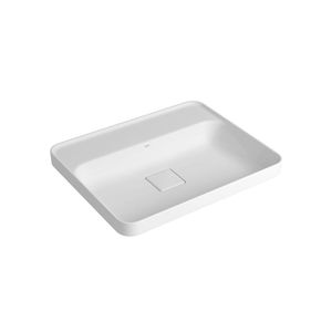 Cuba de Sobrepor Retangular 50 x 30 cm Com Mesa Slim Branco L.23050.M.17 - Deca